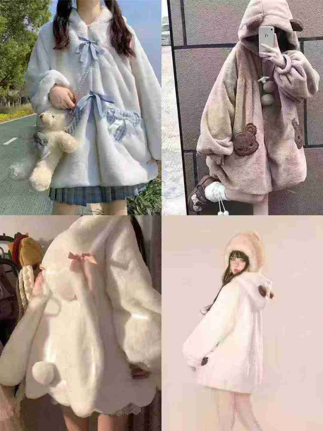 Women's thick fleece jacket with added padding