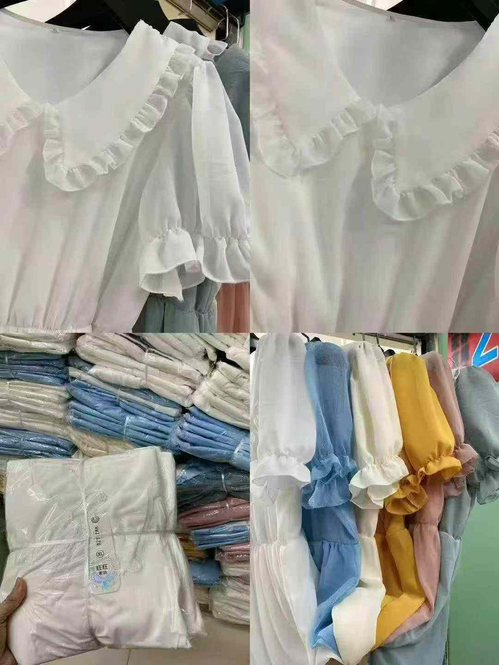 Women's candy-colored solid-color dress