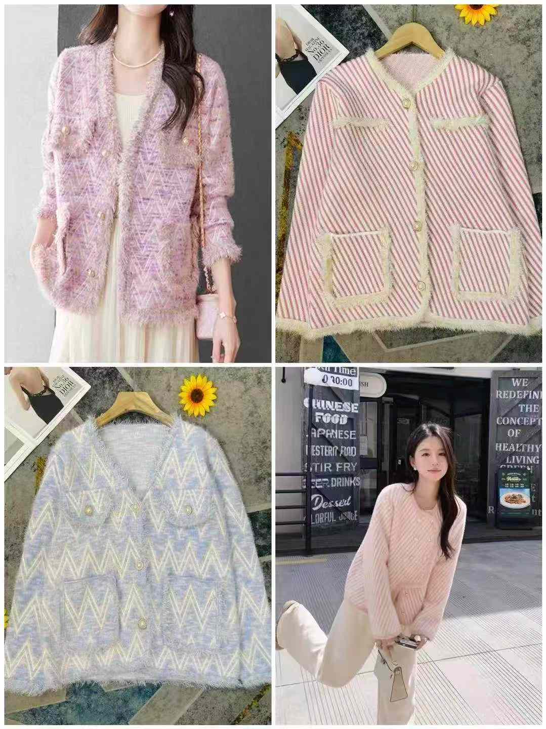 Women mink fur coats