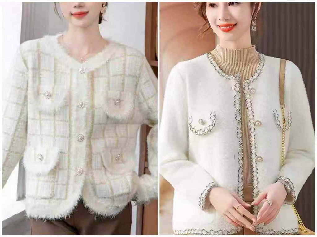 Women mink fur coats