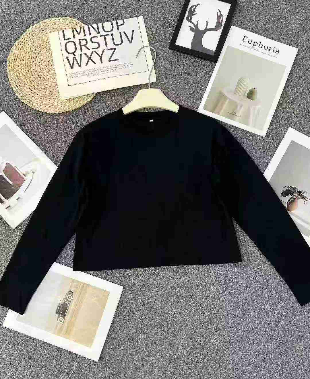 Women's slim-fit pure cotton long-sleeved shirt