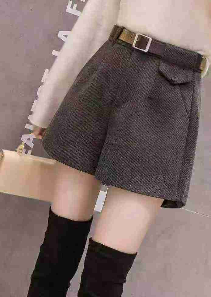 Women's woolen shorts