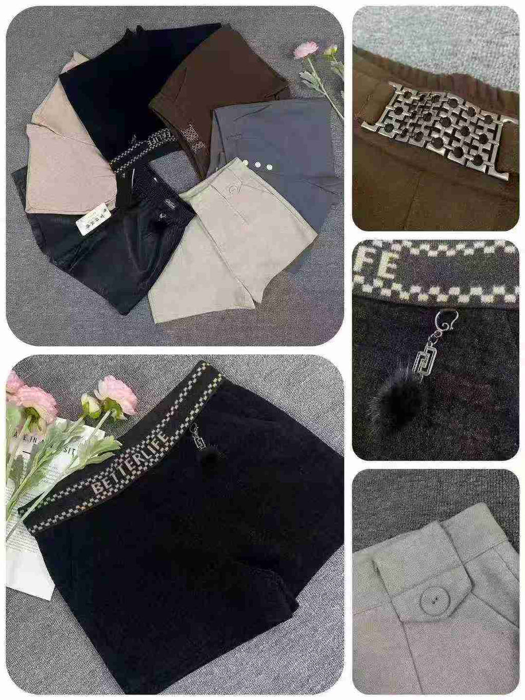 Women's woolen shorts