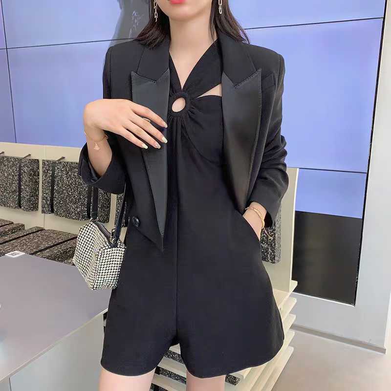 Women suit jacket black