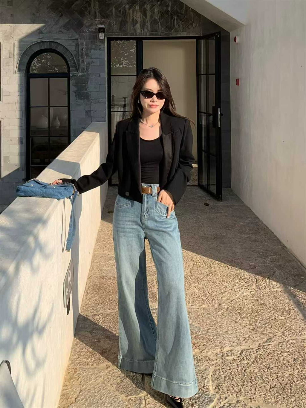 Women suit jacket black