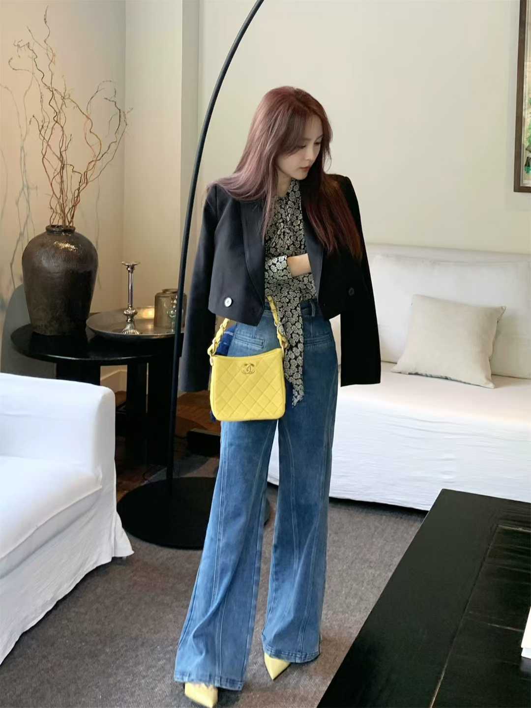 Women suit jacket black