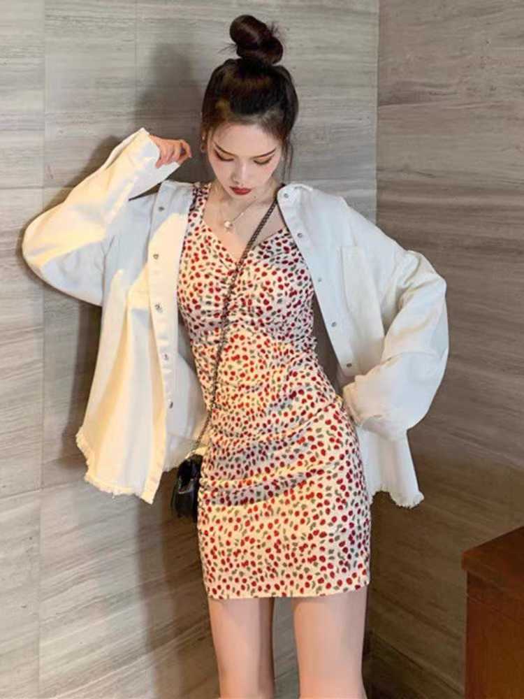 Women chic floral dress