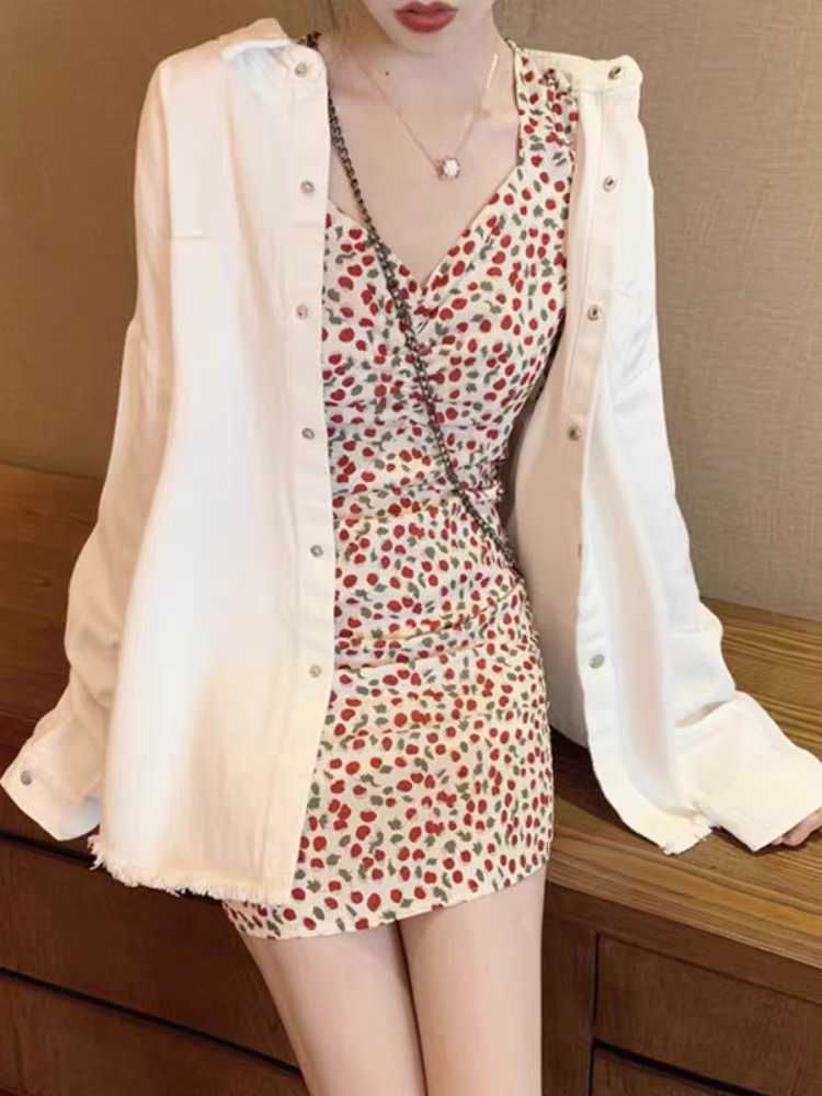 Women chic floral dress