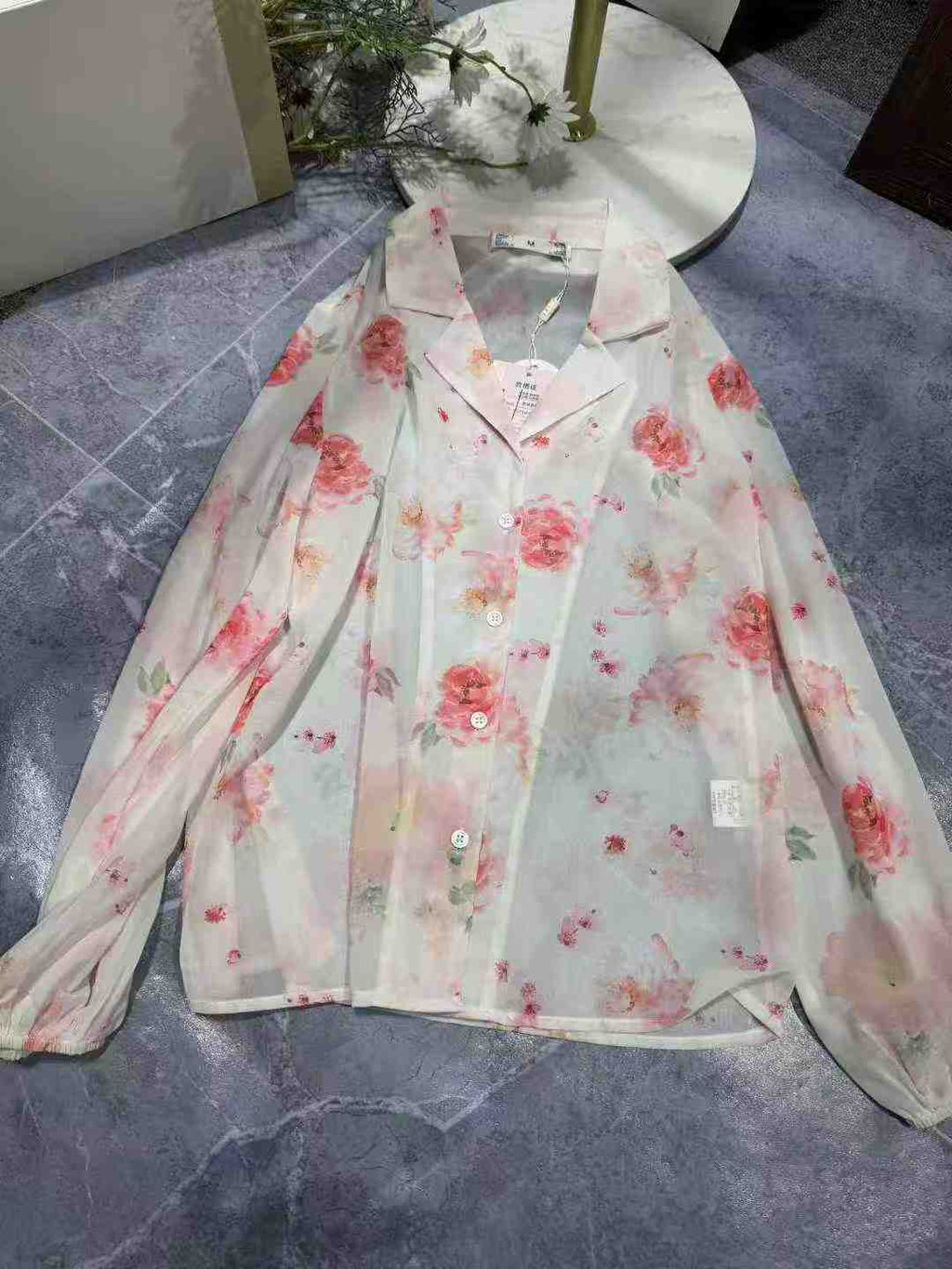Women floral sun protective shirts