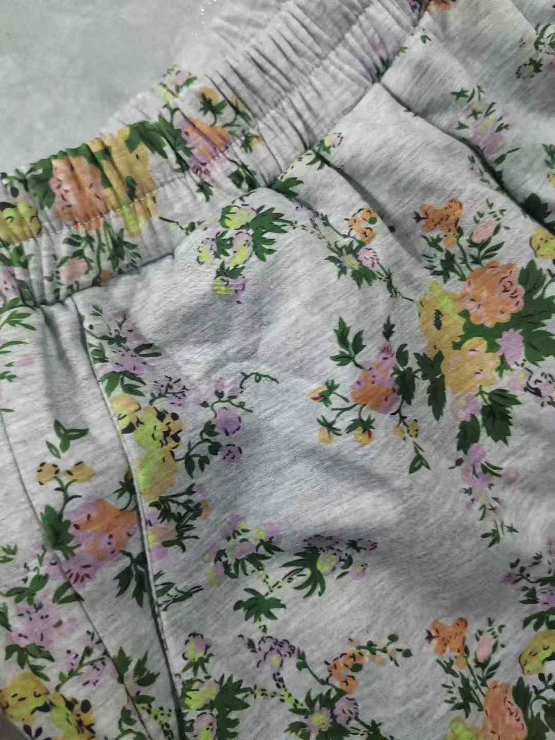 Women floral wide-leg pants