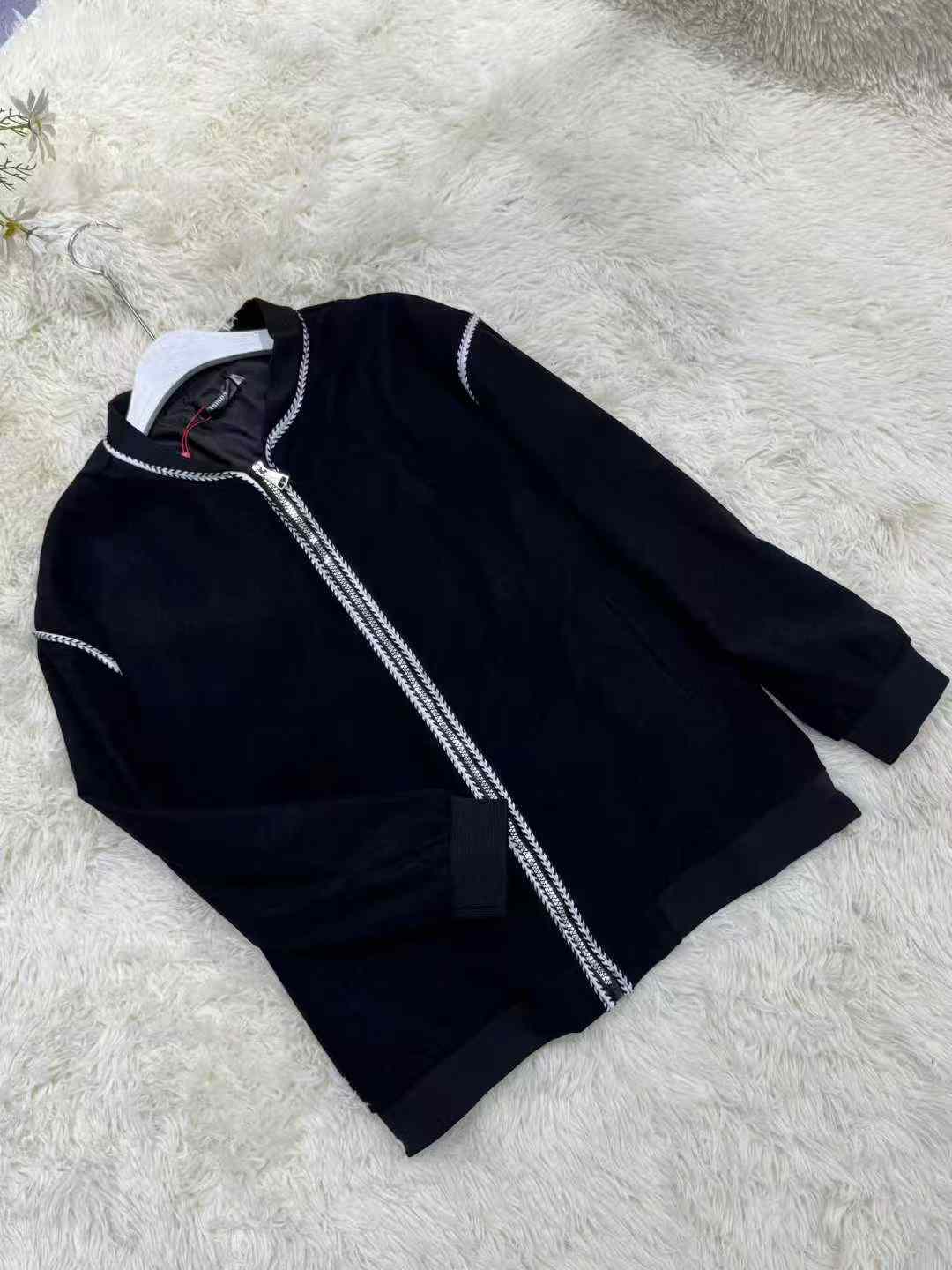 Women baseball jacket black