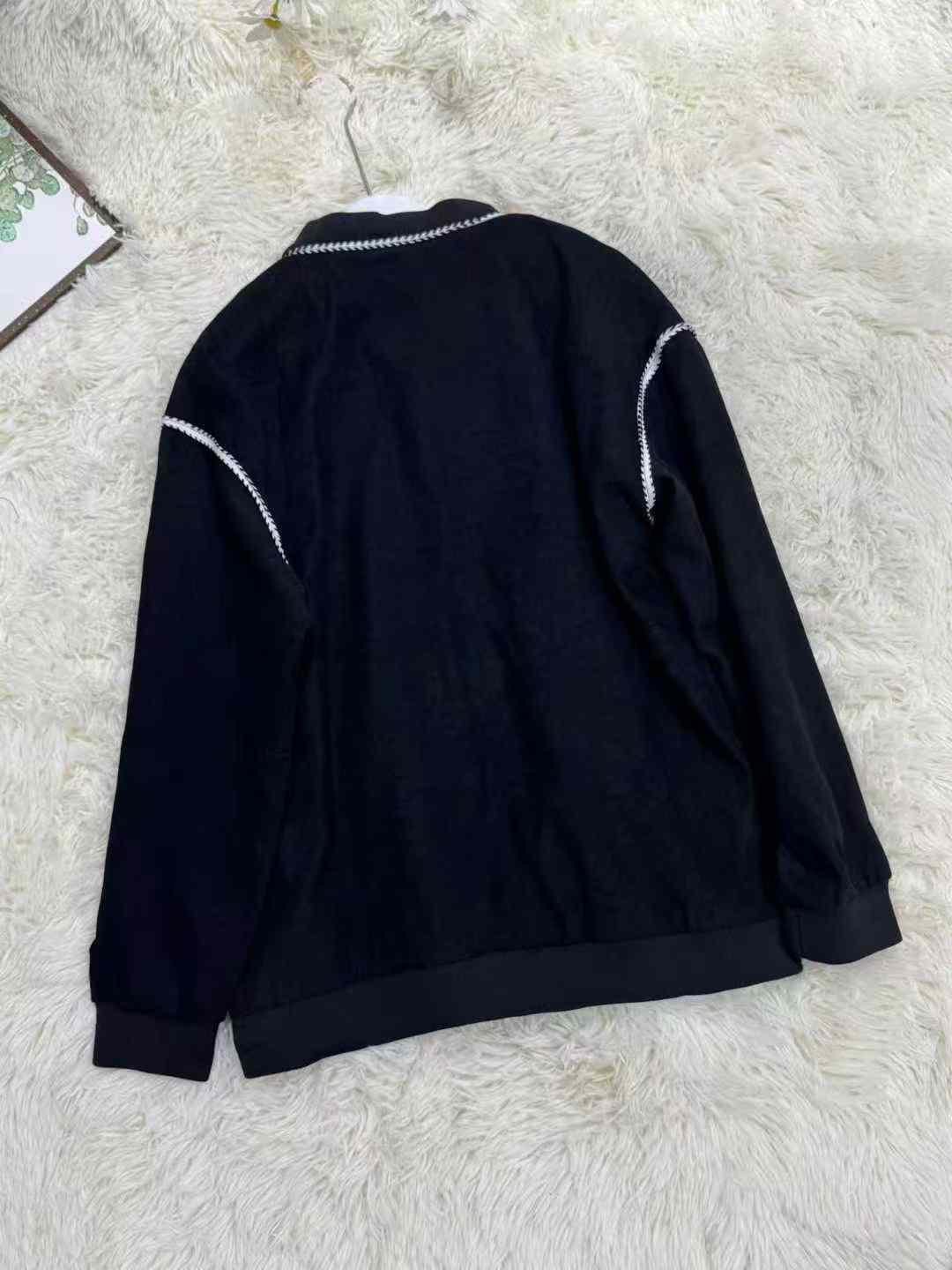 Women baseball jacket black