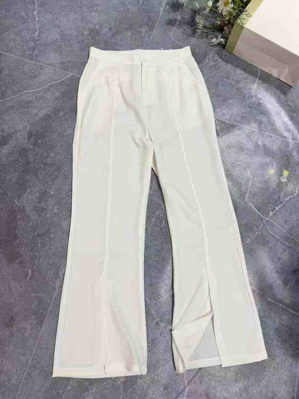 Women suits flared pants