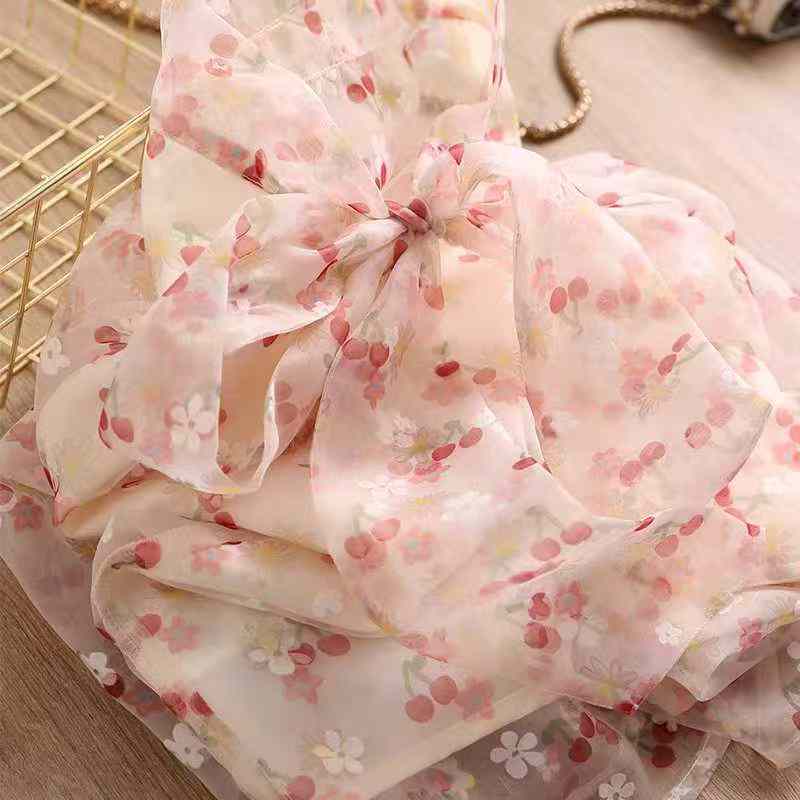 Women chiffon floral shirt