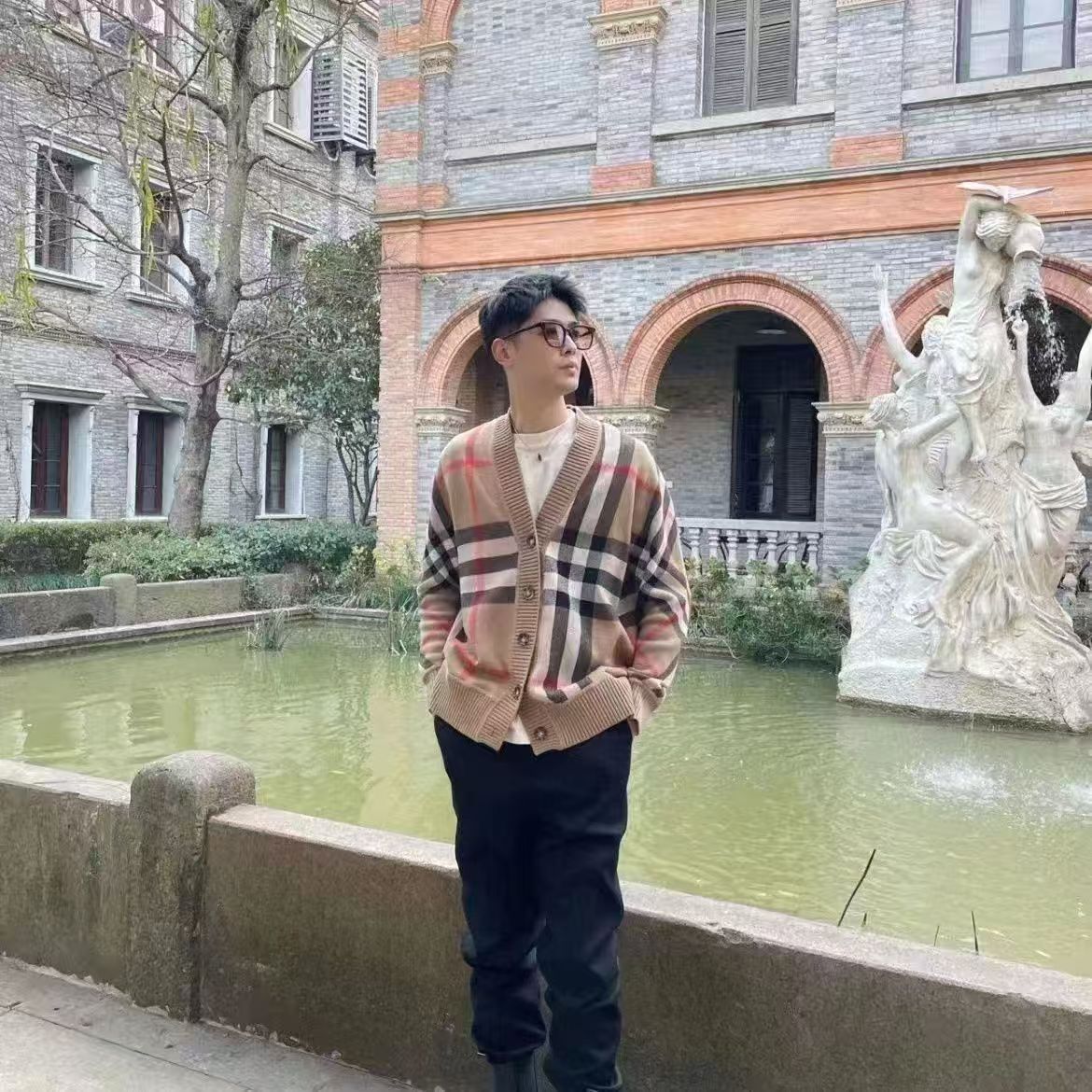 Women and Men knitted cardigan