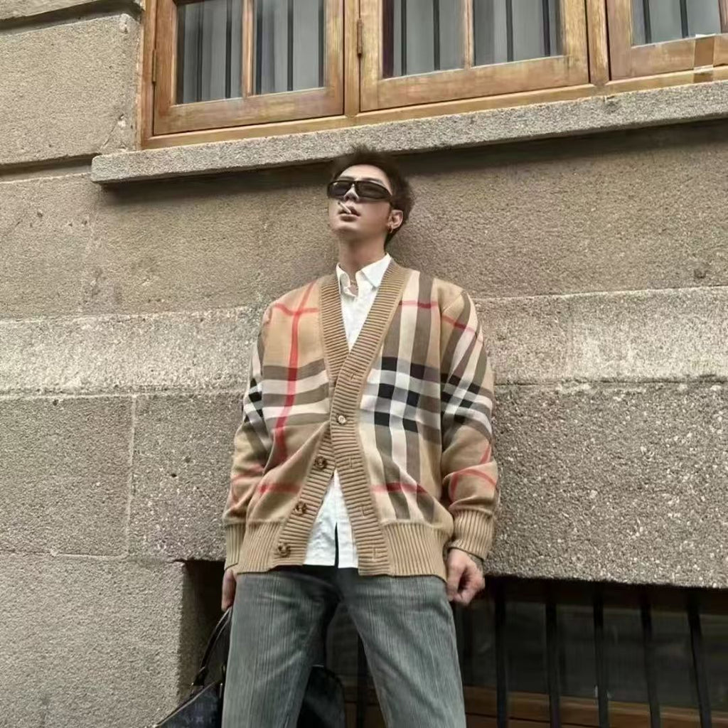 Women and Men knitted cardigan