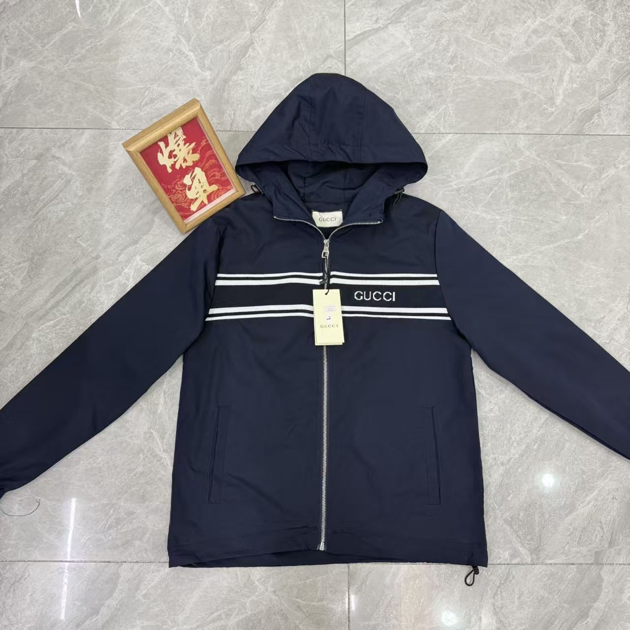 man's coat with a hat