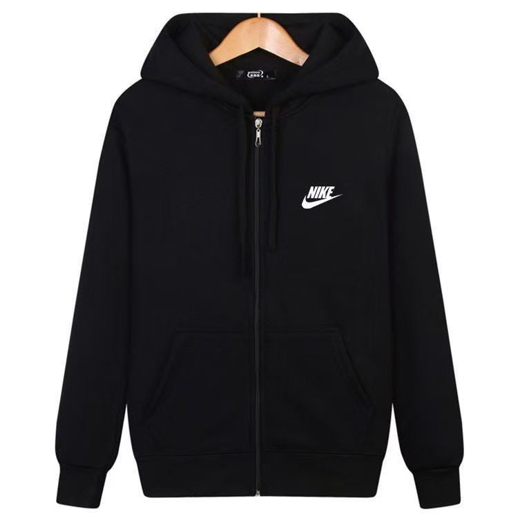 Men's spring-autumn hooded cardigan jacket