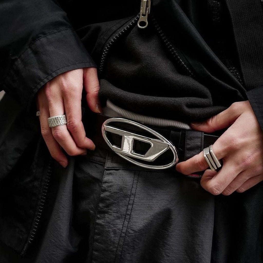 DIE leather belt for men