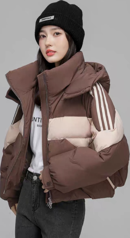 Women's short padded jacket