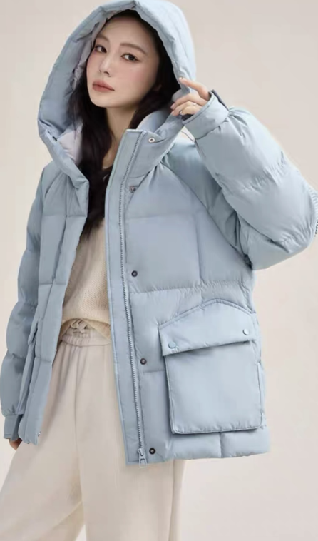 Women's short padded jacket