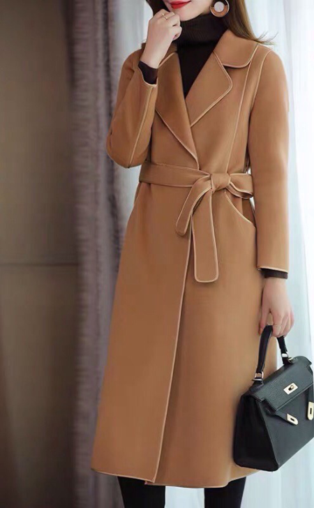 Women’s long wool coat