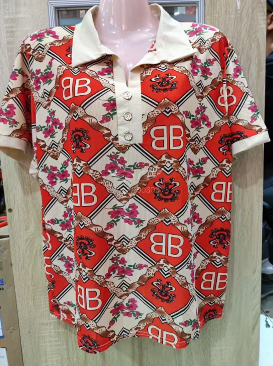 Women's senior floral shirt