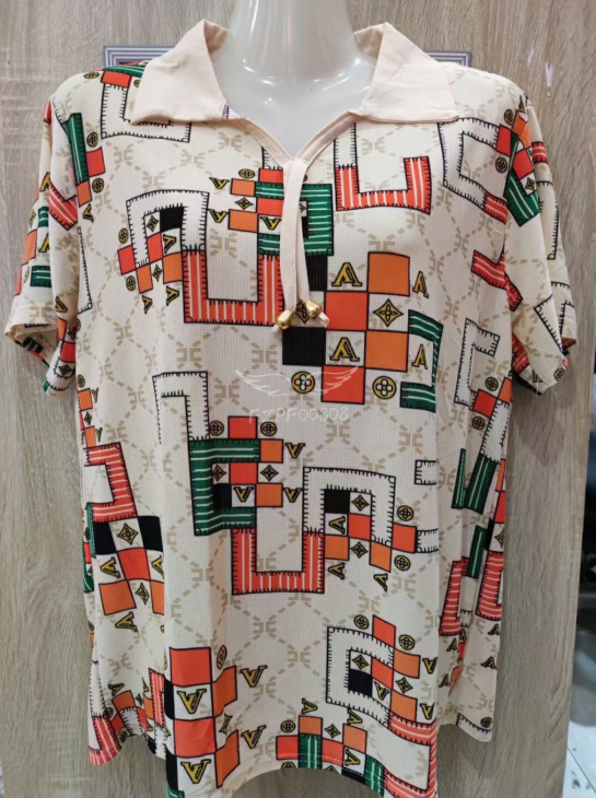 Women's senior floral shirt