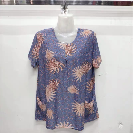 Women's senior floral shirt